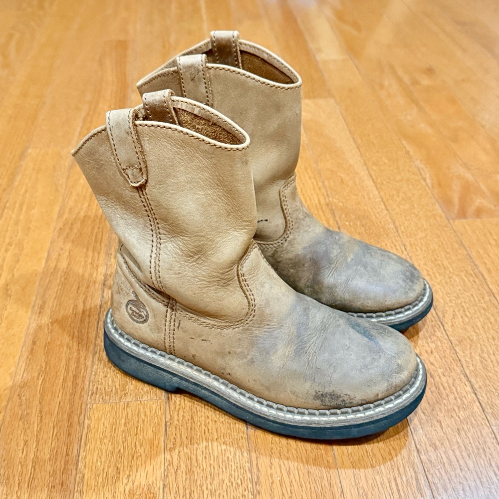 Georgia Boots Kid's 3 Wellington Youth Boys Leather Work Wild West 3M GB202 Farm